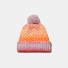 Load image into Gallery viewer, Gradient Knit Hat with Pompom