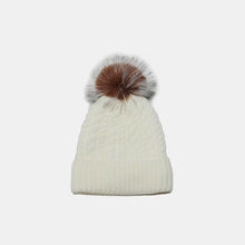 Load image into Gallery viewer, Cable Knit Winter Hat with Pompom