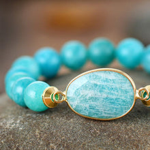 Load image into Gallery viewer, Natural Stone Beaded Bracelet