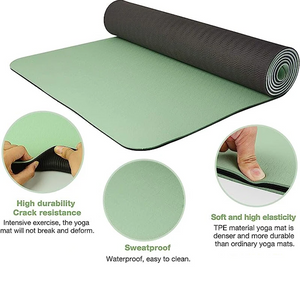 Yoga Mat - Thick two-tone, non-slip