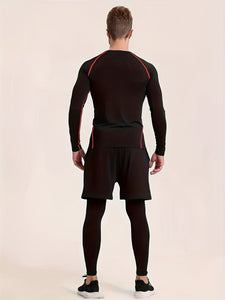 Men's Thermal Long Sleeve Tops And Bottoms