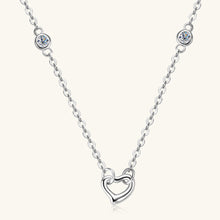 Load image into Gallery viewer, Sterling Silver Heart Necklace