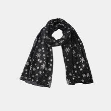 Load image into Gallery viewer, Thermal Snowflakes Polyester Scarf