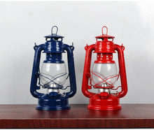 Load image into Gallery viewer, Retro Kerosene Lamp Iron Portable Tent Camping Lantern