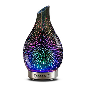 Purified Air 7 Color Change Essential Oil Diffuser Oblique Mouth