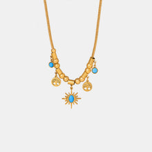 Load image into Gallery viewer, Gold-Plated Titanium Steel Charm Necklace