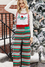 Load image into Gallery viewer, Christmas Knit Straight-Leg Overalls