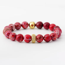 Load image into Gallery viewer, Natural Stone Beaded Bracelet