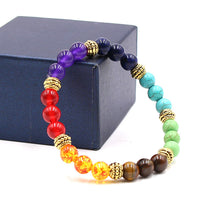 Load image into Gallery viewer, Colorful Chakra Yoga Energy Bracelet