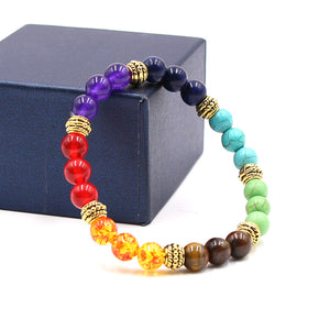 Colorful Chakra Yoga Energy Bracelet