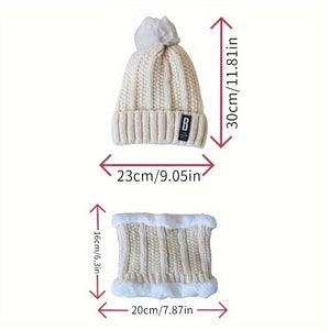 Winter Warm Hat And Scarf Kit