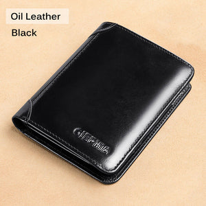 Genuine Leather Rfid Protection Wallet