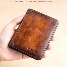 Load image into Gallery viewer, Genuine Leather Rfid Protection Wallet