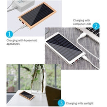 Load image into Gallery viewer, Solar Wireless Charging Bank