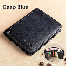 Load image into Gallery viewer, Genuine Leather Rfid Protection Wallet