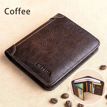 Load image into Gallery viewer, Genuine Leather Rfid Protection Wallet