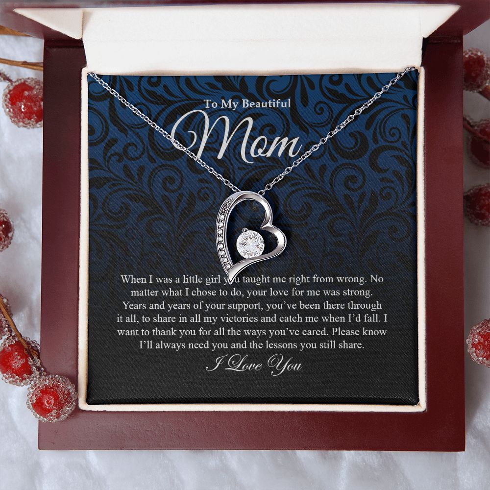 To My Mom | Thank You | Forever Love Necklace