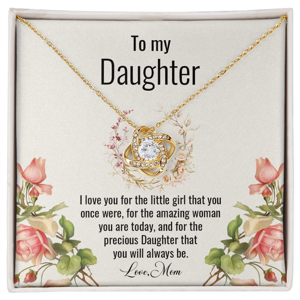 To My Daughter | Love Knot Necklace