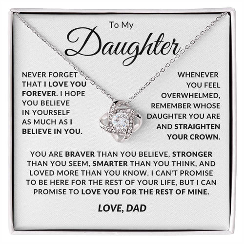 Daughter - Proud Dad  (Love Knot)