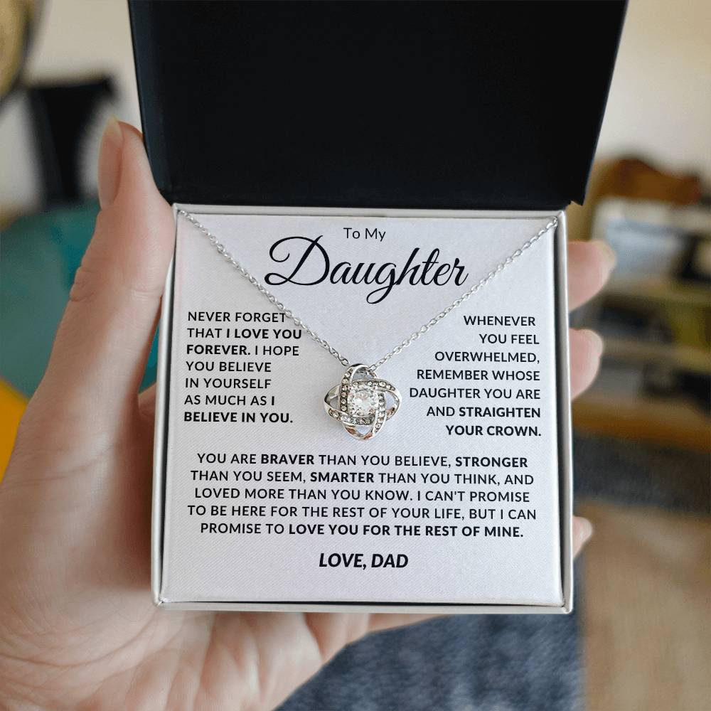 Daughter - Proud Dad  (Love Knot)