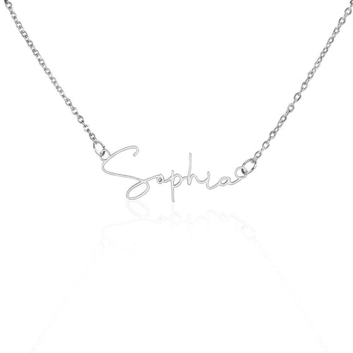 Signature Name Necklace