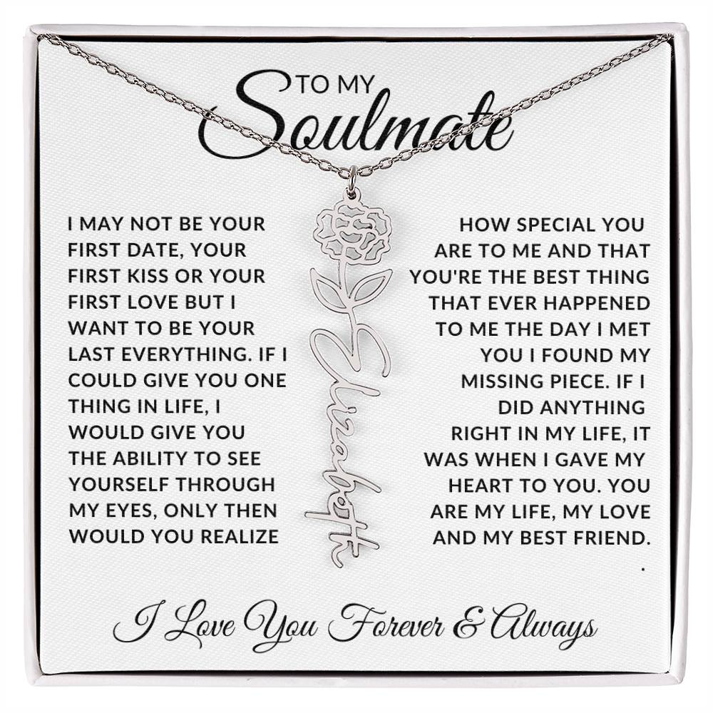 Soulmate - Missing Piece (Name Necklace)