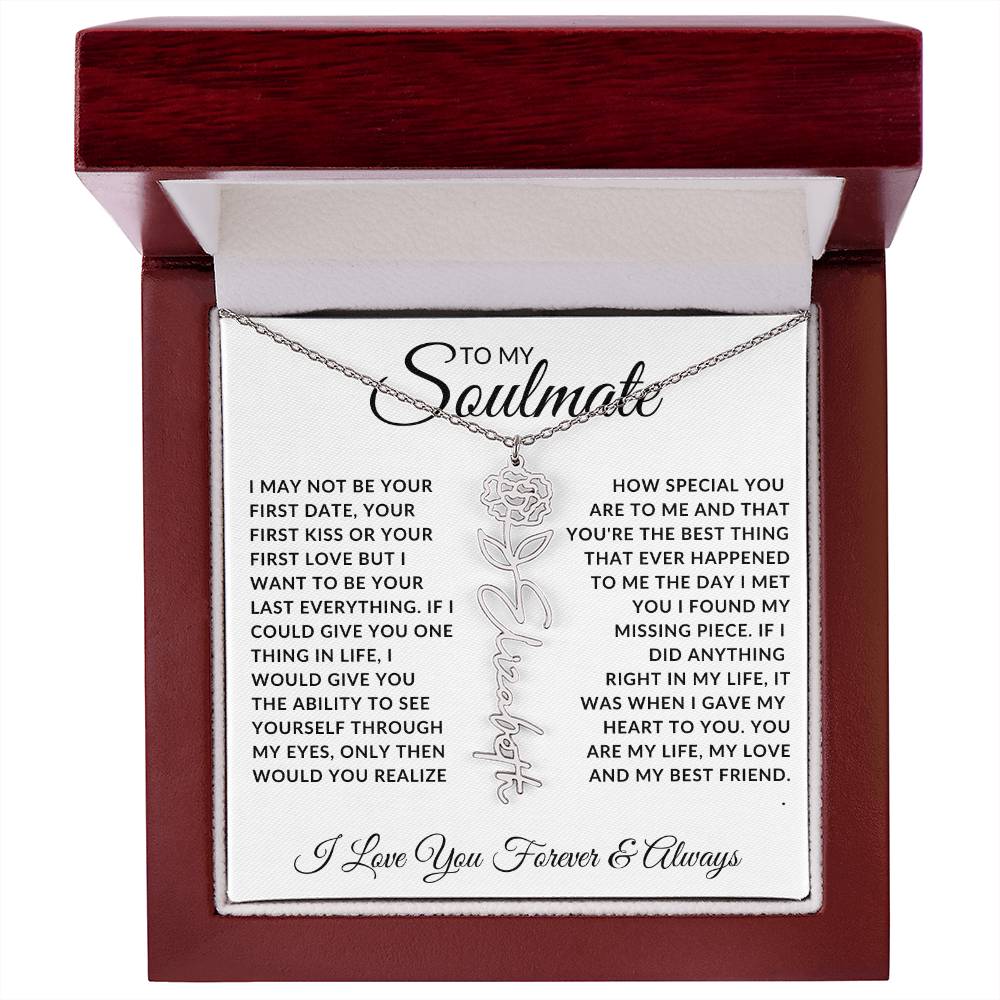 Soulmate - Missing Piece (Name Necklace)