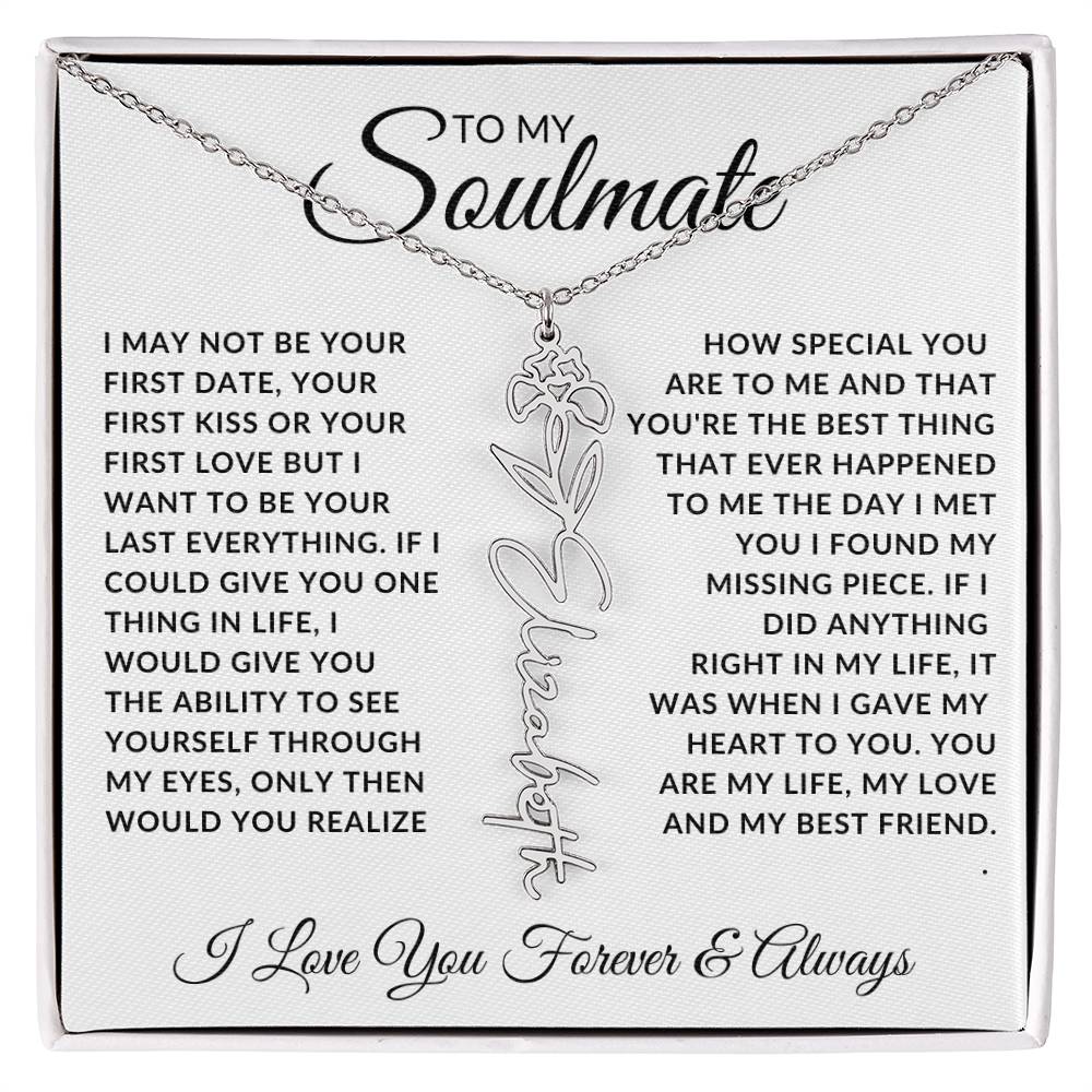 Soulmate - Missing Piece (Name Necklace)