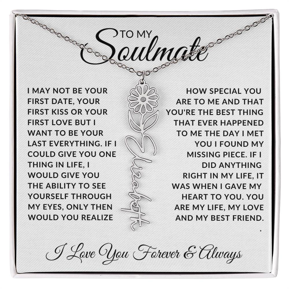 Soulmate - Missing Piece (Name Necklace)