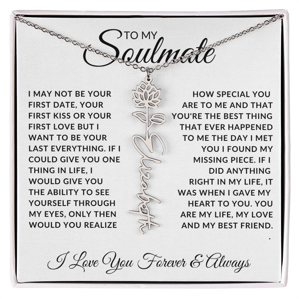 Soulmate - Missing Piece (Name Necklace)