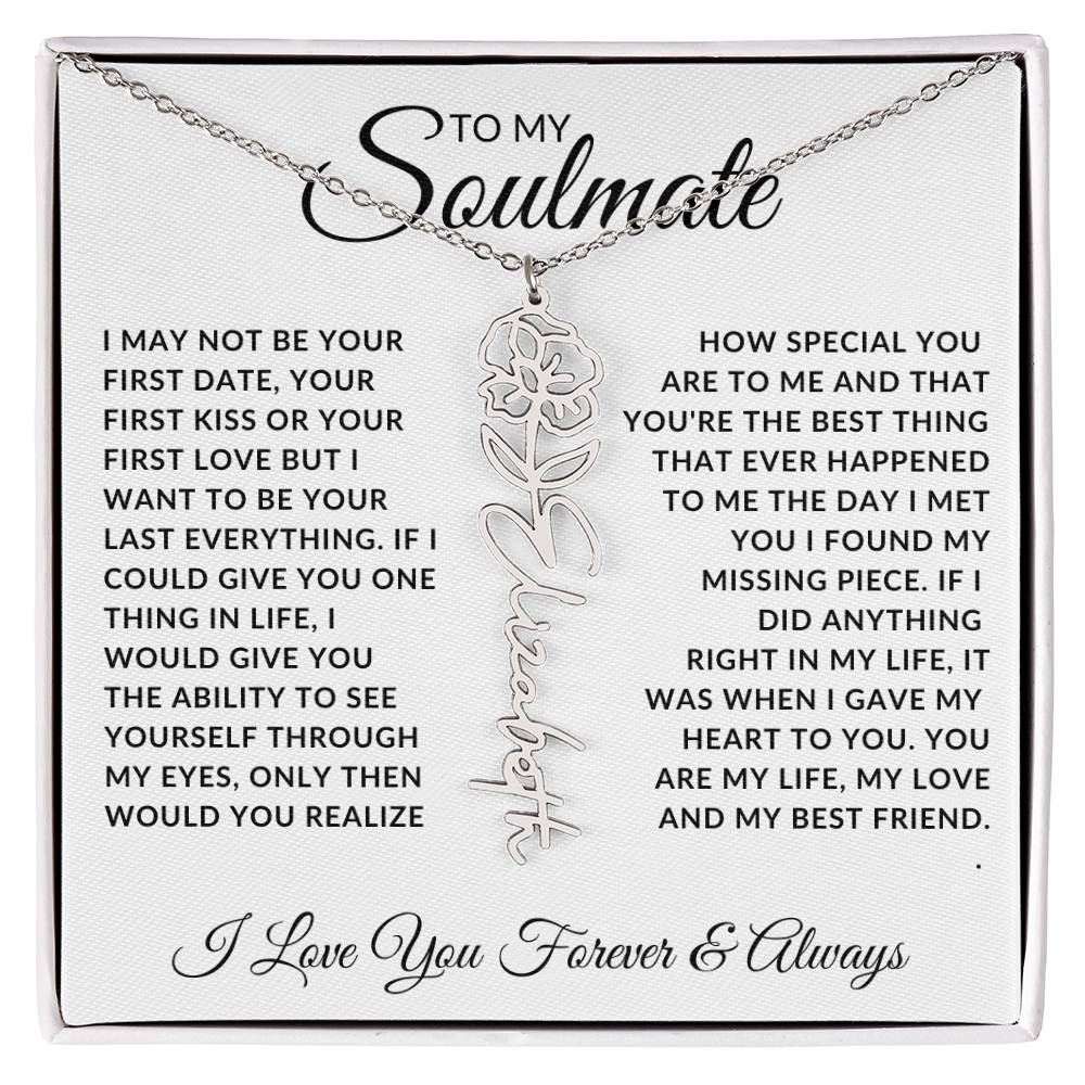 Soulmate - Missing Piece (Name Necklace)