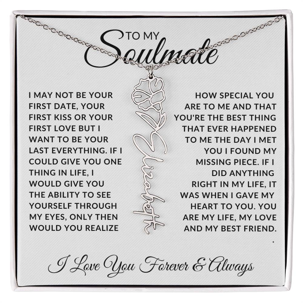 Soulmate - Missing Piece (Name Necklace)