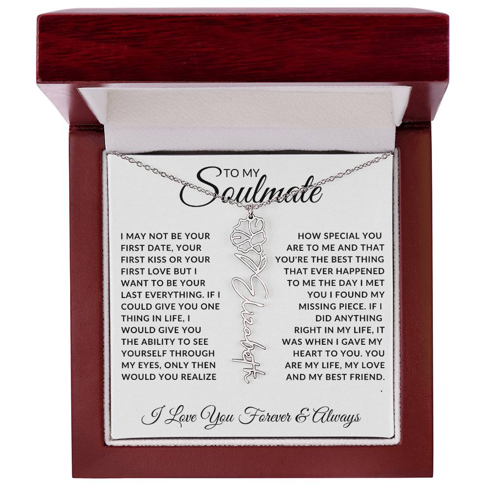 Soulmate - Missing Piece (Name Necklace)