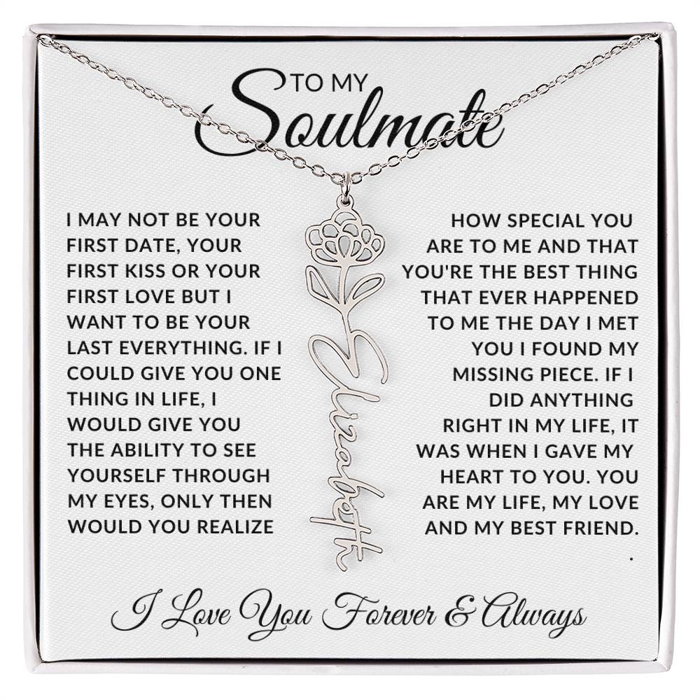 Soulmate - Missing Piece (Name Necklace)