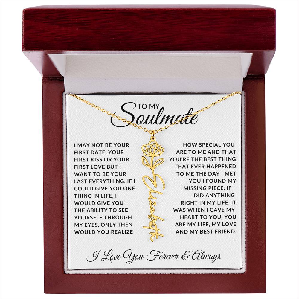 Soulmate - Missing Piece (Name Necklace)