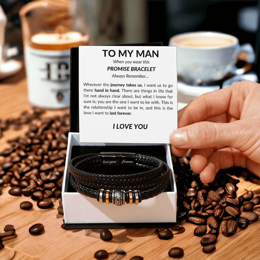 To My Man - Leather Bracelet