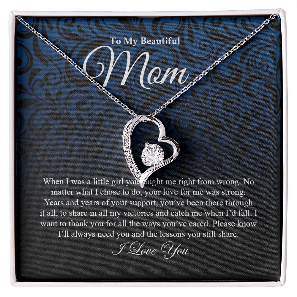 To My Mom | Thank You | Forever Love Necklace