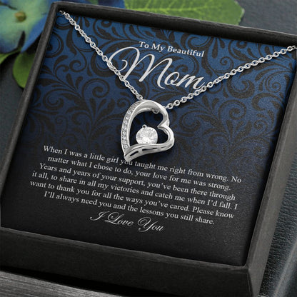 To My Mom | Thank You | Forever Love Necklace