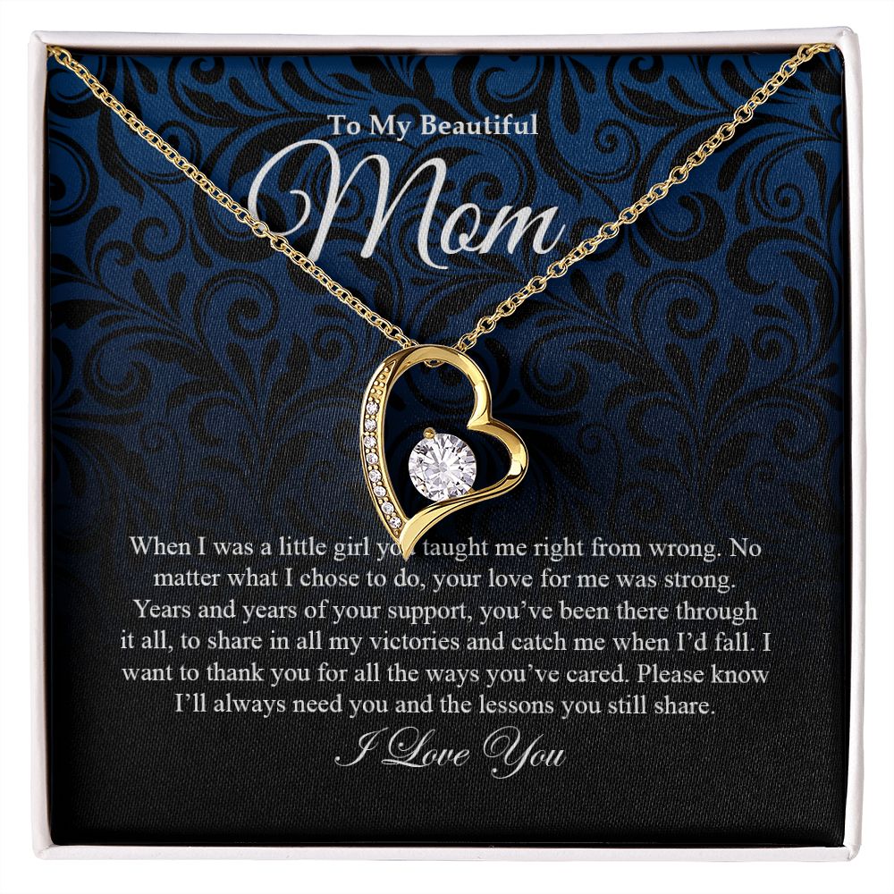 To My Mom | Thank You | Forever Love Necklace