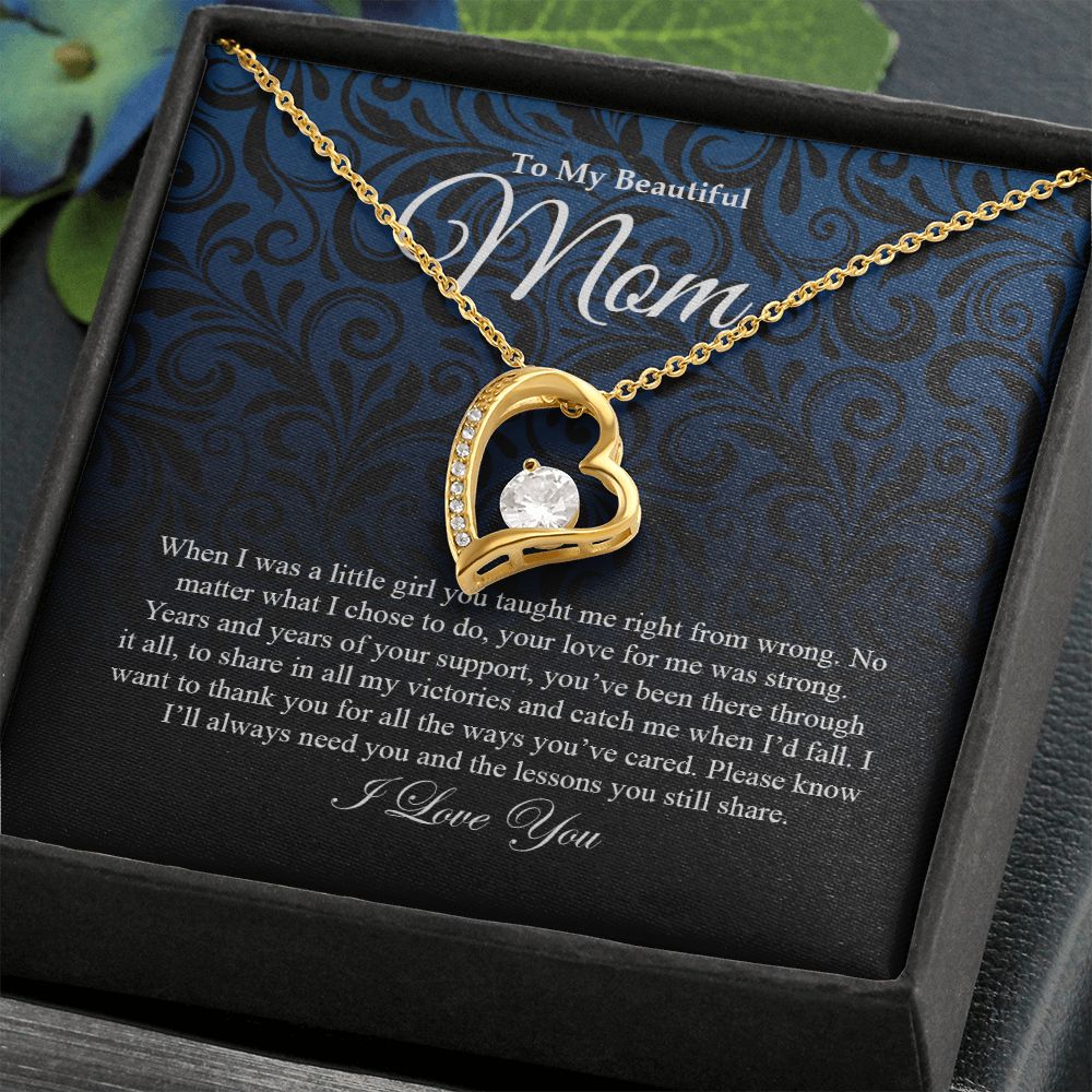 To My Mom | Thank You | Forever Love Necklace