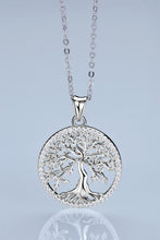 Load image into Gallery viewer, Adored 925 Sterling Silver Moissanite Tree Pendant Necklace