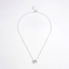 Load image into Gallery viewer, Sterling Silver Inlaid Zircon Heart Necklace