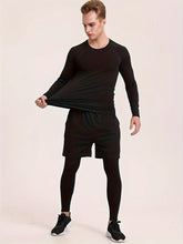 Load image into Gallery viewer, Men&#39;s Thermal Long Sleeve Tops And Bottoms