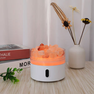 New Salt Stone Lamp Essential Oil Aroma Diffuser Air Humidifier