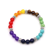 Load image into Gallery viewer, Colorful Chakra Yoga Energy Bracelet