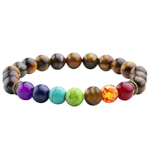 Load image into Gallery viewer, Colorful Chakra Yoga Energy Bracelet