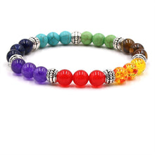 Load image into Gallery viewer, Colorful Chakra Yoga Energy Bracelet