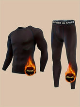 Load image into Gallery viewer, Men&#39;s Thermal Long Sleeve Tops And Bottoms