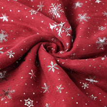 Load image into Gallery viewer, Thermal Snowflakes Polyester Scarf