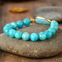 Load image into Gallery viewer, Natural Stone Beaded Bracelet